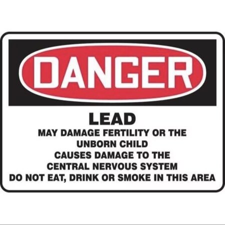 Accuform OSHA DANGER SAFETY SIGN LEAD MAY MCAW147XL MCAW147XL